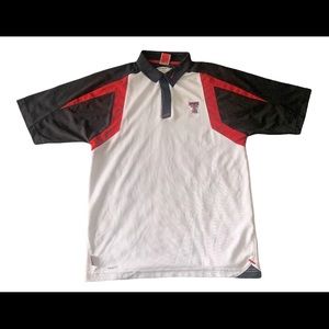 Nike Fit Texas Tech Red Raiders Short Sleeve Polo Shirt Size M Pre-Owned
